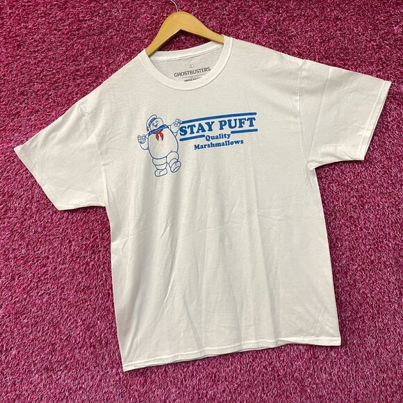 Ghostbusters Stay Puft Marshmallow Man T-Shirt Large - Picture 3 of 4